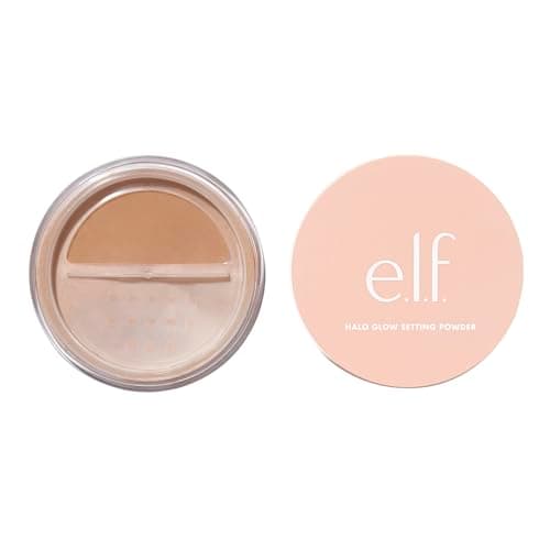 Image of e.l.f. Halo Glow Soft Focus Setting Powder, Silky & Creates Soft Glow without Shine, Smooths Pores & Lines, Vegan & Cruelty-Free, Medium Beige