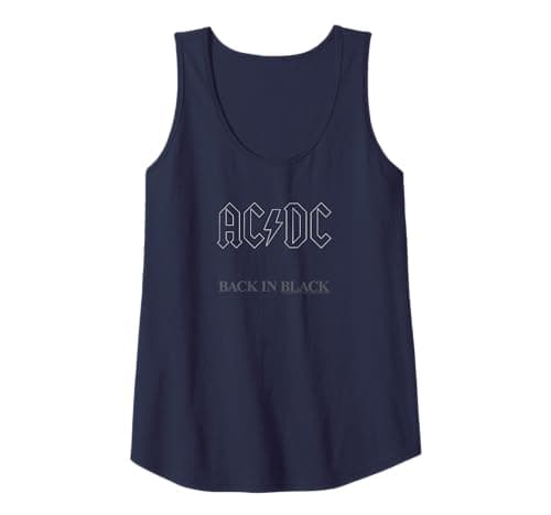 Image of AC/DC - Back in Black Album Artwork Tank Top