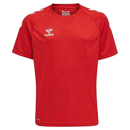 Image of hummel Core XK Core Poly Short Sleeve T-Shirt 6 Years Red