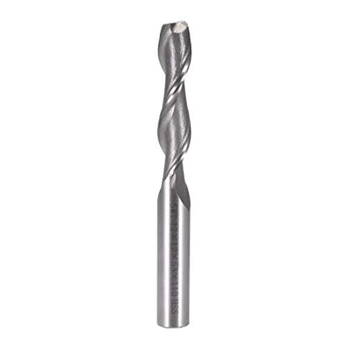 Image of sourcing map 12mm Cutting HSS-AL Spiral Drill Bit Straight End Mill Cutter 2 Flute with 12mm Shank