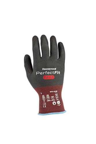 Image of Honeywell New Perfect Fit 3.0 Cut Resistant Gloves NPF21 with Grey Liner with Black Coating, Antistatic, Touchscreen Capable, Washable, Food Certified, Size 9L, NPF21-0118N-9 (BAG with 10 Pairs)