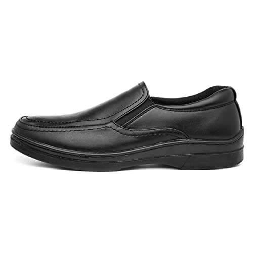Image of Hobos Mens Black Side Twin Gusset Slip On Shoe - Size 12 UK - Black