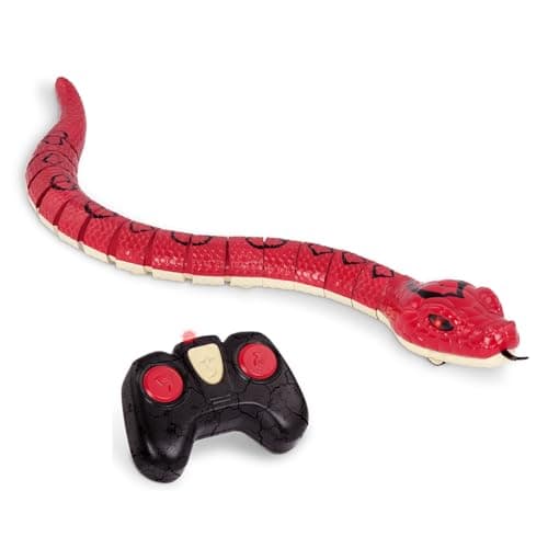 Image of Terra by Battat – Rainbow Boa Infrared Remote Control Snake with Light – Up Eyes, Electronic Animal Toy and Playset for Kids, Realistic Reptile, Fun and Interactive, 6+ Years