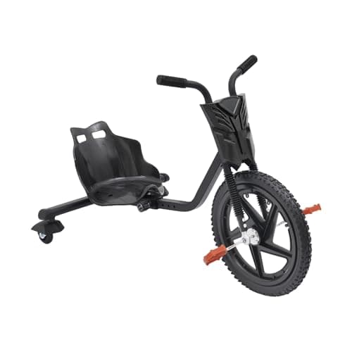 Image of Drift Trike 3 Wheel Kids Pedal Tricycle Scooter Bike Go Kart Pedal Tricycle Adjustable Lengths 360° Drift Trike Kart for 6 Years Old, Capacity 80Kg
