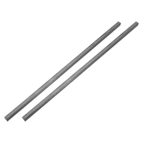 Image of sourcing map 2Pcs Square Steel Bar Stock, 21/64"x21/64"x12"(8mmx8mmx305mm) A36 Square Steel Rod Bars Precision Key Stock for Keyways Structural Support Industrial Machinery DIY Craft