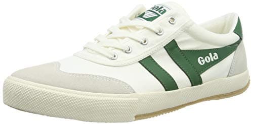 Image of Gola Men's Badminton Trainers, (White/Green Wn), 8 (42 EU)