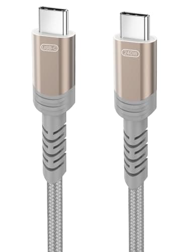 Image of Ubluker USB C to USB C Cable 1.5M, 240W 100W 60W Premium USB Type C Cable with Emarker 48V 5A PD3.1 3.0 Braided Data Sync Audio Fast Charger for iPhone17 16 15 Galaxy S25 Pixel 10 iPad MacOS Laptop