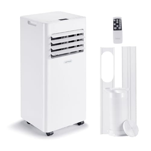 Image of VonHaus Air Conditioning Unit 9000 BTU – Portable Air Conditioner, Dehumidifier Mode, Air Con, Window Venting Kit, Remote Control, 4 Modes, 2 Speeds, 24hr Timer, LED Display, x4 Wheels, Carry Handles