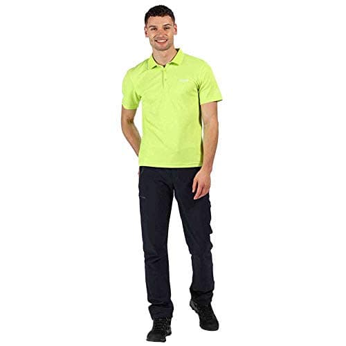 Image of Regatta Mens Maverick V Quick Drying Wicking Polo Shirt