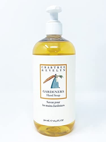 Image of Crabtree & Evelyn Gardeners Hand Soap, Large Pump Dispenser Bottle, 500ml