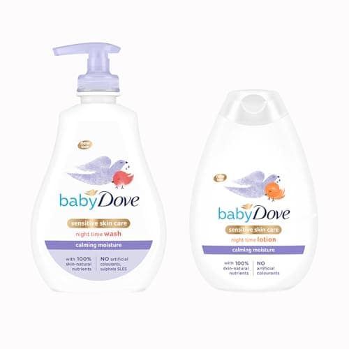 Image of Baby Dove Calming Moisture Head to Toe Baby Wash 400 ml + Lotion 400ml