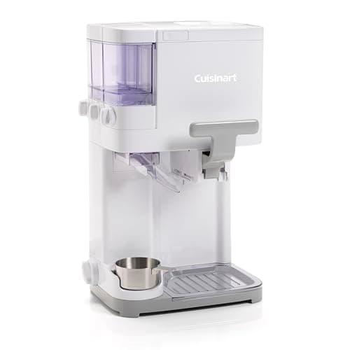 Image of Cuisinart Ice Cream Maker, Soft serve, Gelato, Sorbet, Dairy free, Frozen Yogurt maker, Topping dispenser, Family friendly, Easy to use & clean, 1.42L Makes 6 portions, Ready in 20mins, ICE48U