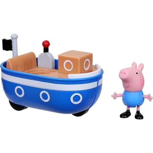 Image of Peppa Pig - Peppa's Adventures Little Boat With Pig Figure