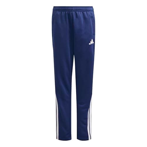 Image of adidas Unisex Kids Unisex 3-Stripes Pant, Dark Blue/White, 9-10 Years