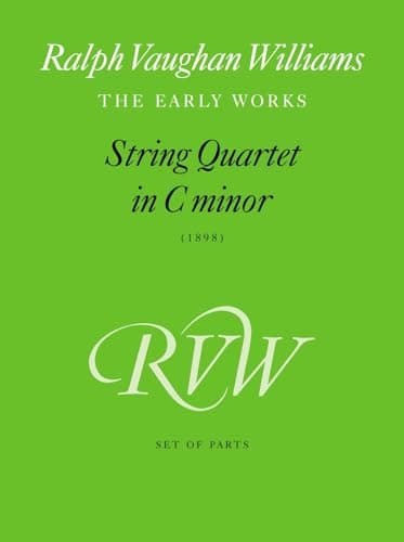 Image of String Quartet in C Minor: (parts) (Ralph Vaughan Williams: The Early Works)