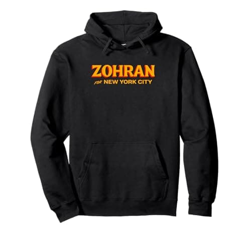 Image of Zohran for New York City Retro Style Pullover Hoodie