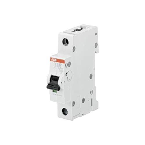 Image of ABB S201-C2 Miniature Circuit Breaker, 1 Pole, Type C, 6/10kA Breaking Capacity, 2 Amp Current (2CDS251001R0024)