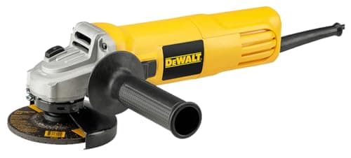 Image of Dewalt 950 Watt Angle Grinder DWE4117 (125 mm, with Soft Start and Restart Protection, for All Standard Separation, Grinding and Roughing Works, Includes Protective Cover, Additional Handle and