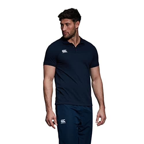 Image of Canterbury CCC Waimak Polo Shirt, Men's Rugby Shirt, Casual Cotton Top For Long Lasting Comfort