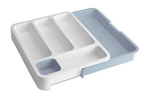Image of Joseph Joseph 85116 Drawer Store with Cutlery Tray - Grey Blue - One Size, 12