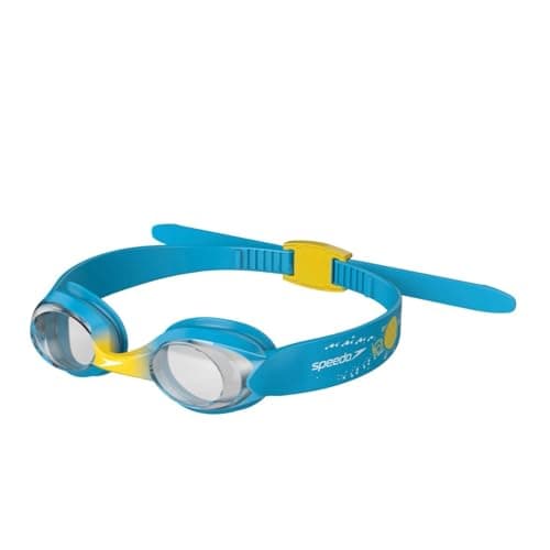 Image of Speedo Infant Sea Squad Illusion Swimming Goggles, Turquoise/Yellow/Clear, One Size