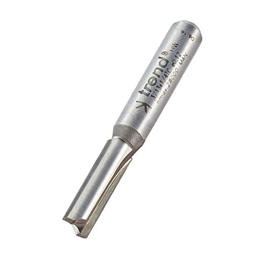 Image of Trend Professional Straight Two Flute Router Cutter, 1/4 Inch Shank, 5.5mm Cut Diameter, Diameters from 2.0mm to 12.7mm, Tungsten Carbide Tipped, 3/13X1/4TC