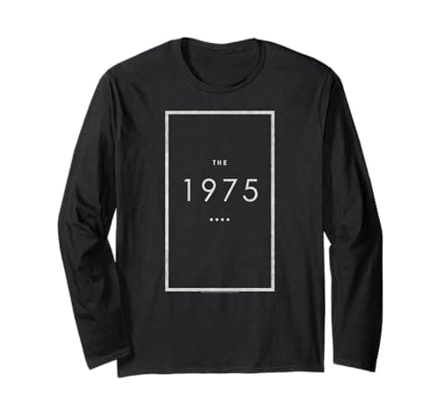 Image of Official The 1975 Band Original Logo Pop Rock Indie Retro Long Sleeve T-Shirt