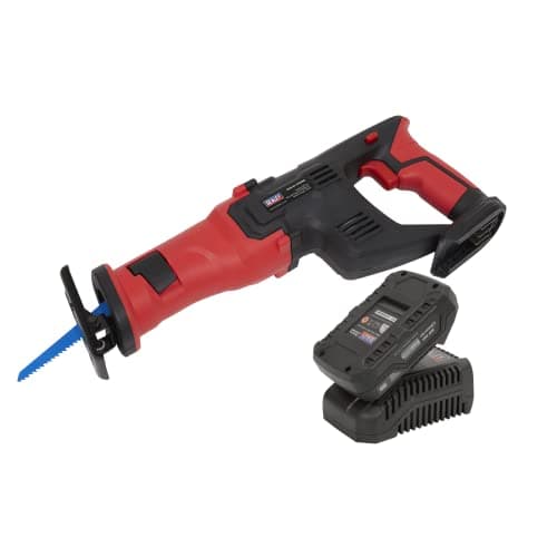 Image of Sealey 20V 2Ah SV20 Series Cordless Reciprocating Saw Kit - CP20VRSKIT1