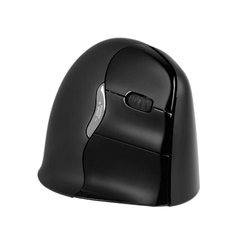 Image of BakkerElkhuizen Evoluent4 Bluetooth Ergonomic Vertical Mouse for MacOS Right Handed Wireless Black