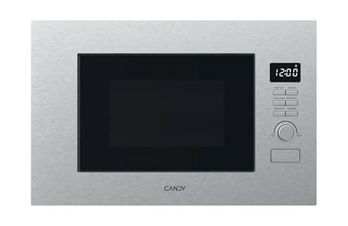 Image of Candy 38cm, 20 litre Built-in Microwave, 700w Grill, 800w Microwave, 5 power levels, 8 functions, defrost programs, rotary control- Stainless Steel 39 x 60 x 32cm- CA38FL7NWBXUK
