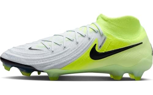 Image of Nike Phantom Luna 2 Elite Fg High-Top-fußballschuh Football Shoes Men, Metallic Silver Black Volt, 9 UK