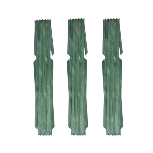 Image of Kanta Wooden Trellis Expandable Garden Wall Trellis For Climbing Plants Decoration & Plants Partitioning (Pack Of 3) (Green, 180cm x 60cm)
