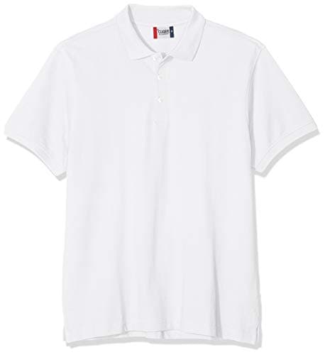 Image of Clique Men's Classic Lincoln Polo Shirt, White 5XL
