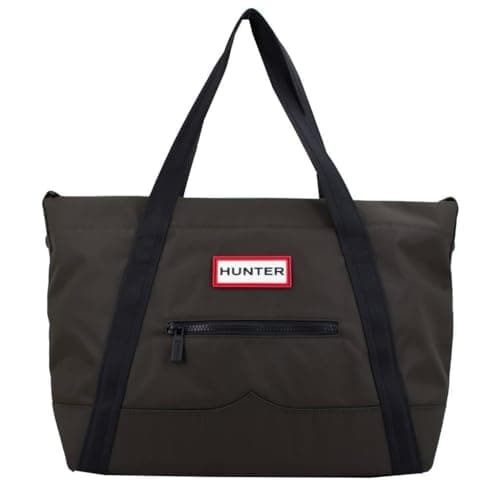 Image of Hunter Nylon Midi Topclip Tote One Size Dark Olive