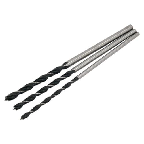 Image of Neilsen CT2475 3pc Wood Drill Set 6mm 8mm 10mm x 300mm Wood Drilling Drill Bit Set