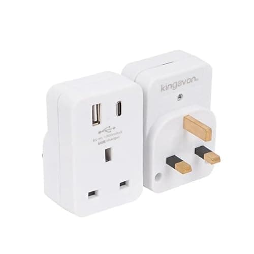 Image of Marco Paul USB Plug, Multi USB Charger 5V 3A for iPhone X XR XS 8 7 6 6S Plus 5 5S 5C SE 14/14 Plus/14 Pro Max 13 12 11, AirPods, iPad, UK Multiple Wall Charging Adapter Multiport Mains Power Adaptor