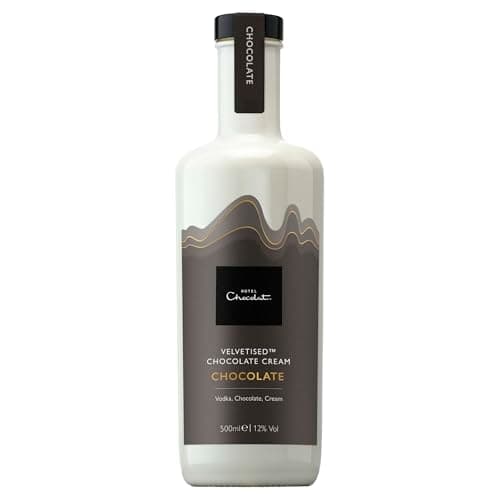 Image of Hotel Chocolate Velvetised Chocolate Cream - Award-Winning, 500ml, 12% vol - Vodka, - Gifts For Birthday, Thank you, Mother's day, Easter 2026