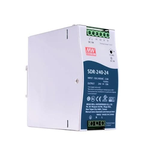 Image of EWWFGUR SDR-240 series DC 24V 48V 240W Single Output Industrial DIN Rail with PFC Function Power Supply(48V)