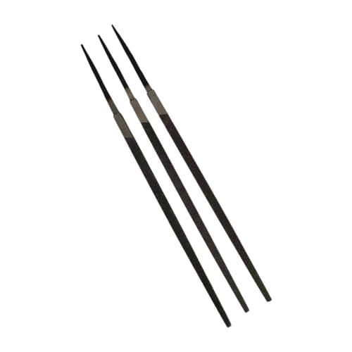 Image of Proops Brothers Set of 3 Engineers Files, 6" 150mm, Square Smooth, Second, Bastard Coarse. (F9971) Free UK Postage