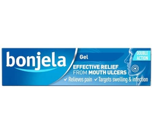 Image of Bonjela 15g Oral Gel - Fast Acting Pain Relief For Mouth Ulcers, Cold Sores, Swelling, Infection, Suitable With Dentures, Adult Treatment, Quick Medication Solution