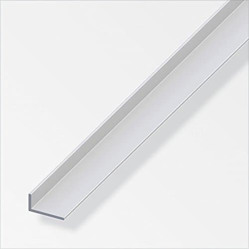 Image of 1m x 30mm x 20mm Unequal Sided Angle - Silver Anodised Aluminium