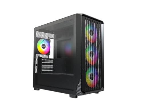 Image of Montech X5M PC-Geh?use, Midi-Tower, Micro-ATX, ARGB, Tempered Glass - Black