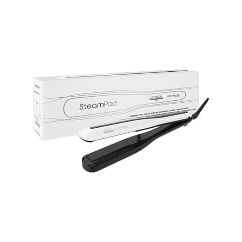 Image of L'Oréal Professionnel Steam Hair Straightener & Styling Tool, For All Hair Types, SteamPod 3, UK Plug