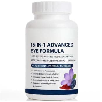Image of 15-in-1 Advanced Eye Care Complex | Multi-Action Formula for All Ages | Soothes Eye Discomfort, Hydrates & Enhances Daily Eye Comfort