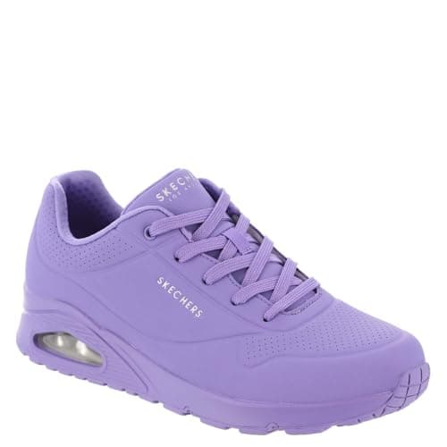 Image of Skechers Women's Uno Stand On Air Trainers, Lilac Durabuck/ Mesh, 4.5 UK