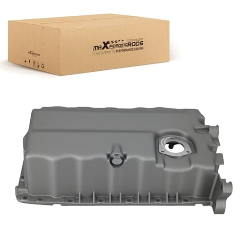 Image of maXpeedingrods 038103603AG, 038103601AG Aluminium Engine Oil Sump Pan for Audi A3 1.9L BXE Skoda Octavia 2.0L TDI VW Golf V Plus Touran 1.9L BXE BXF Engine Oil Container