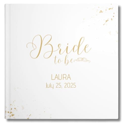Image of Personalised Hen Party Guest Book – Bride to Be Photo Album & Polaroid Sign In Book, Hen Do Memory Scrapbook, Custom Keepsake Gift for Bride