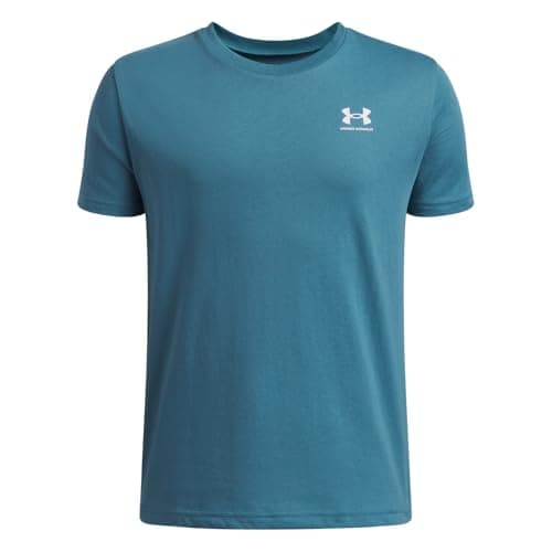 Image of Under Armour B Sportstyle LC SS - Boundless Blue, White - YLG