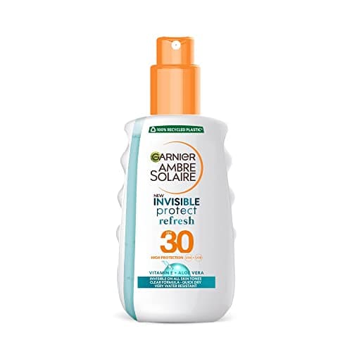 Image of Garnier Ambre Solaire Clear Protect Sun Cream Protection Spray, SPF30, 200ml