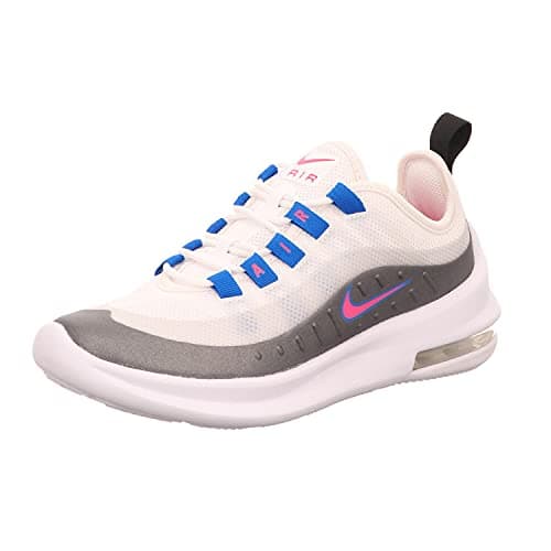 Image of NIKE Boy's Nike Air Max Axis Bg Running Shoes, Multicolour White Hyper Pink Black Photo Blue 103, 5.5 UK